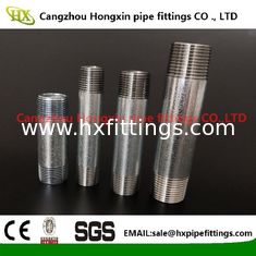 중국 ASTM B1.20.1 NPT 나사산 강관 니플 (용융 아연 도금) 협력 업체