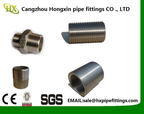 BSP / NPT Threaded Screwed Stainless Steel Pipe Fitting Union / Elbow Fitting