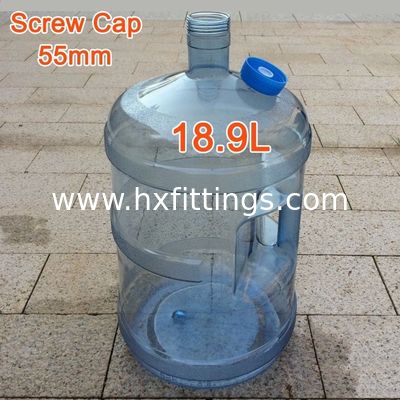 Free Sample 700G 750G 55mm Neck 19L 20L Plastic PET 5 Gallon Bottle Preform / 19 Litre 20 Liter 5Gallon Water Bottle PET