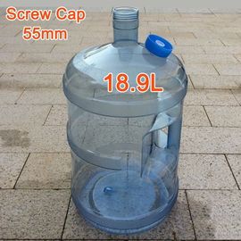 무료 샘플 700G 750G 55mm 목 19L 20L 플라스틱 PET 5 갤런 병 전형 / 19 리터 20 리터 5 갤런 물병 PET 협력 업체