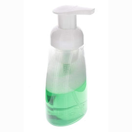 300ML 타원형 투명 플라스틱 비누 디스펜서 펌프 병 (흰색 플라스틱 뚜껑 포함) 협력 업체