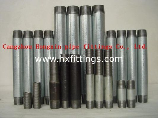 Threaded pipe fittings,steel nipples or sockets.