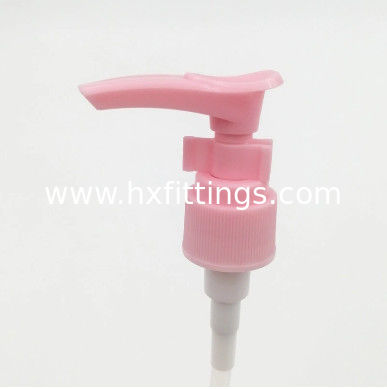 Pink Plastic Clip Lotion Pump 20/410